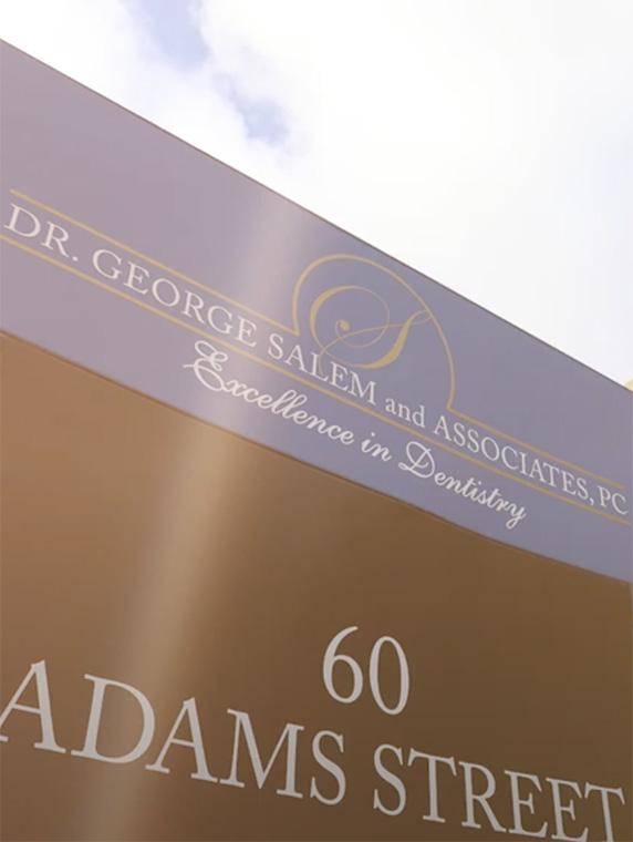 the exterior sign showing the location of our Braintree dental practice.